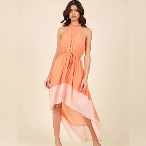 ModCloth Coral Befitting of Fame Dress 3X